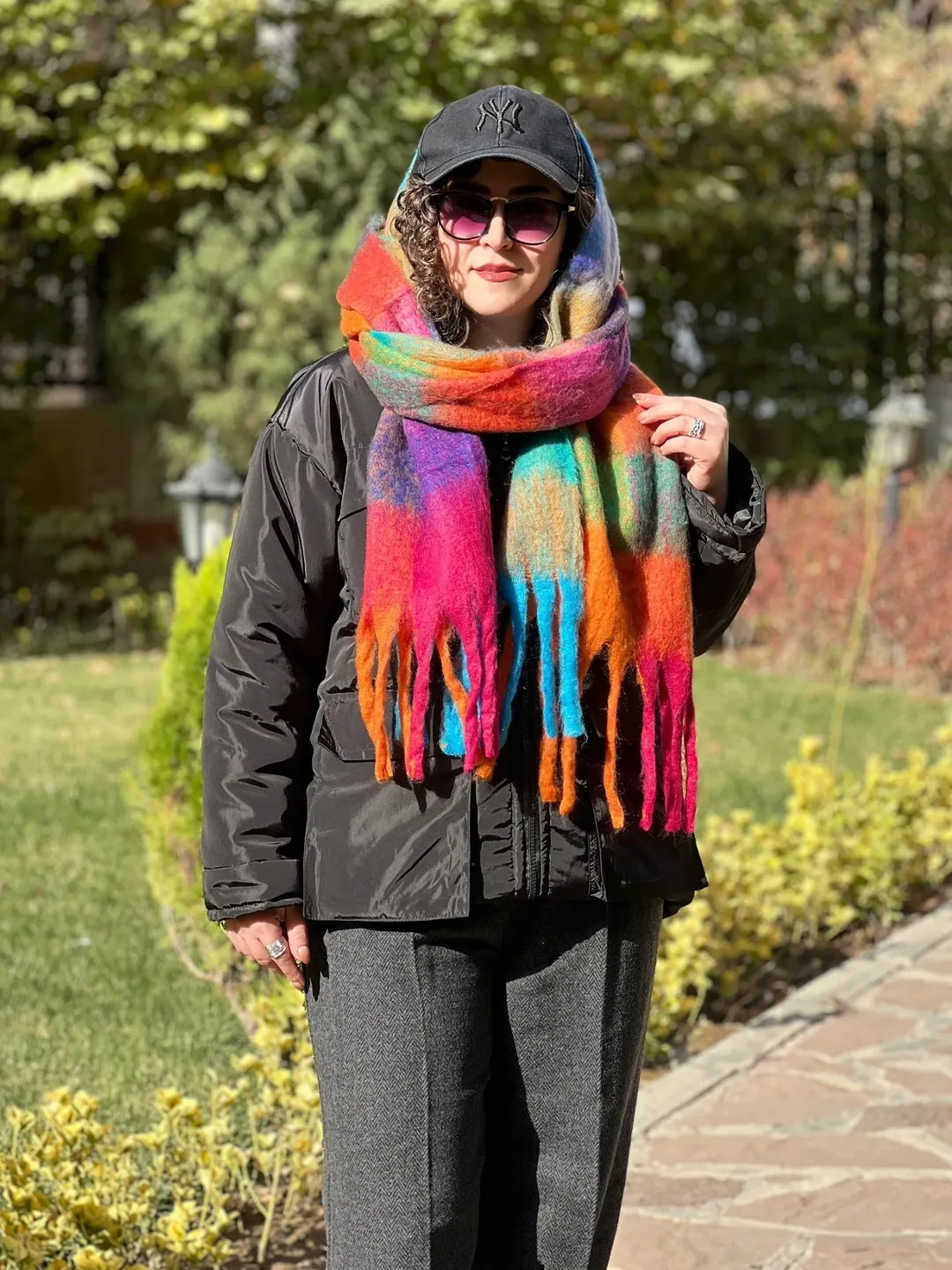 بیگ اسکارف پشمی موهر وارداتی