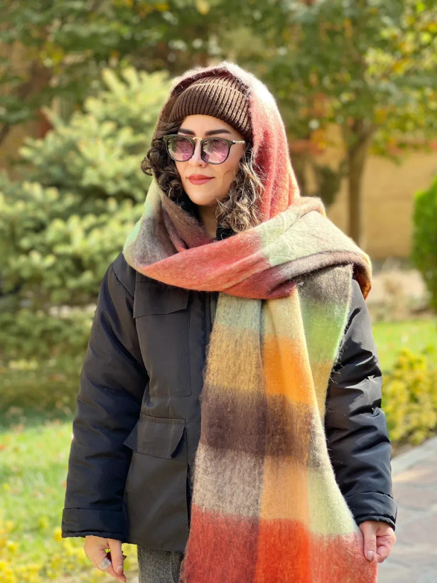 بیگ اسکارف پشمی موهر وارداتی