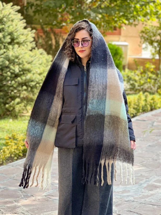 بیگ اسکارف پشمی موهر وارداتی