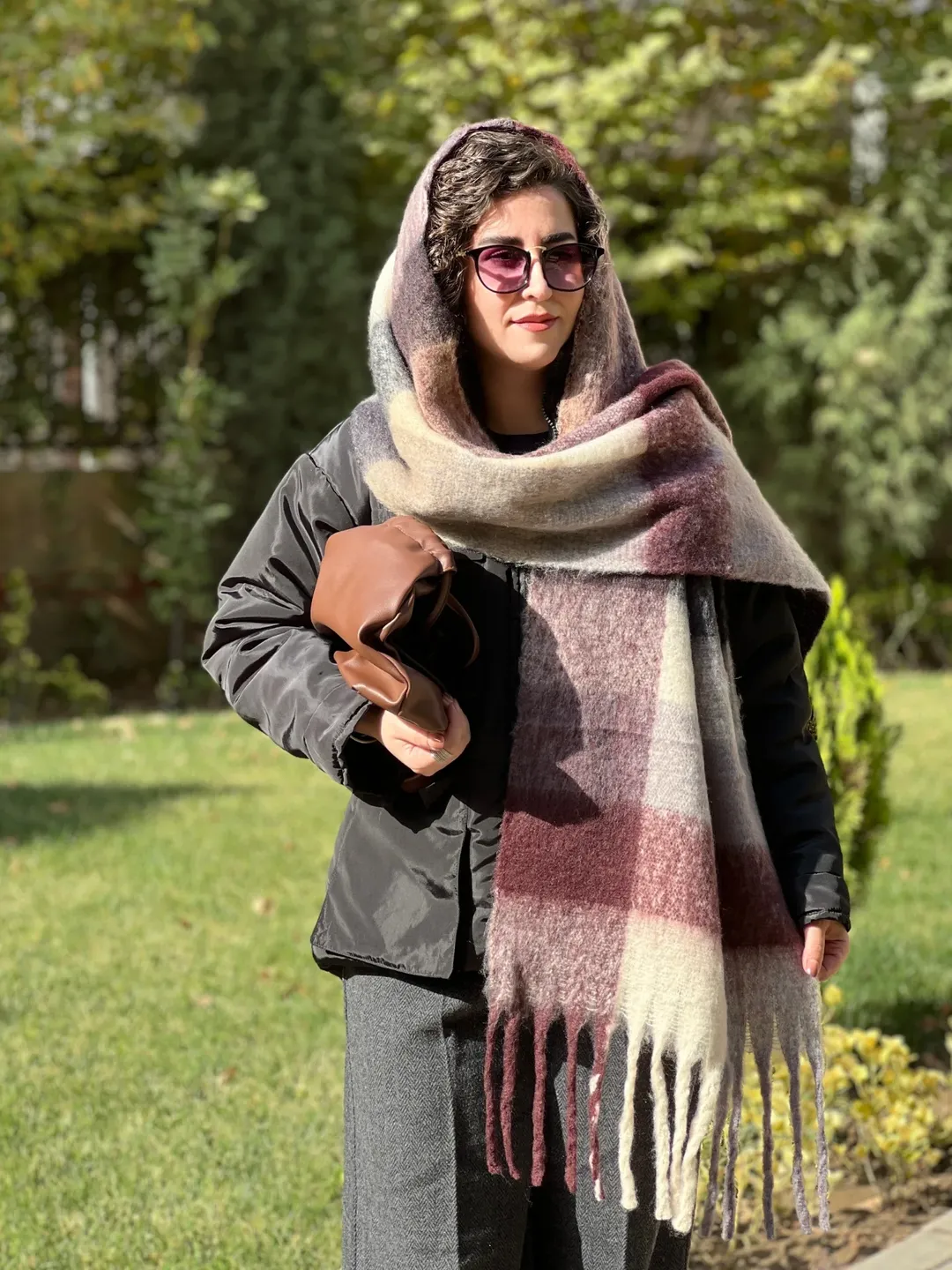 بیگ اسکارف پشمی موهر وارداتی
