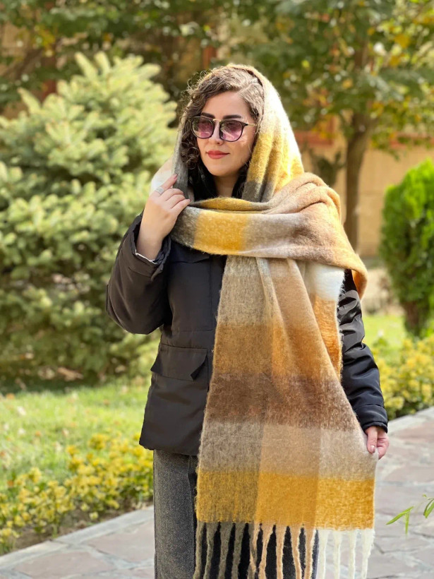 بیگ اسکارف پشمی موهر وارداتی