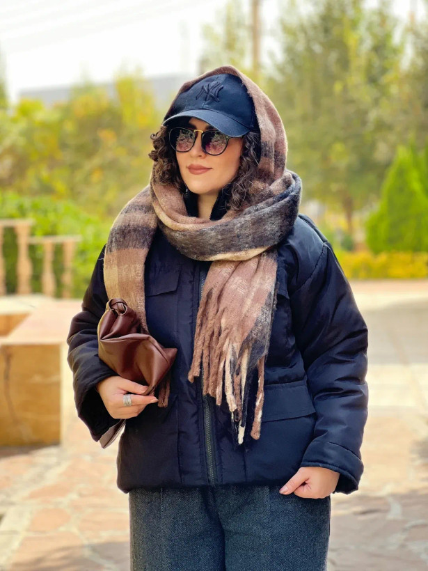 بیگ اسکارف پشمی باربری