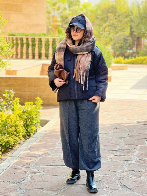 بیگ اسکارف پشمی باربری