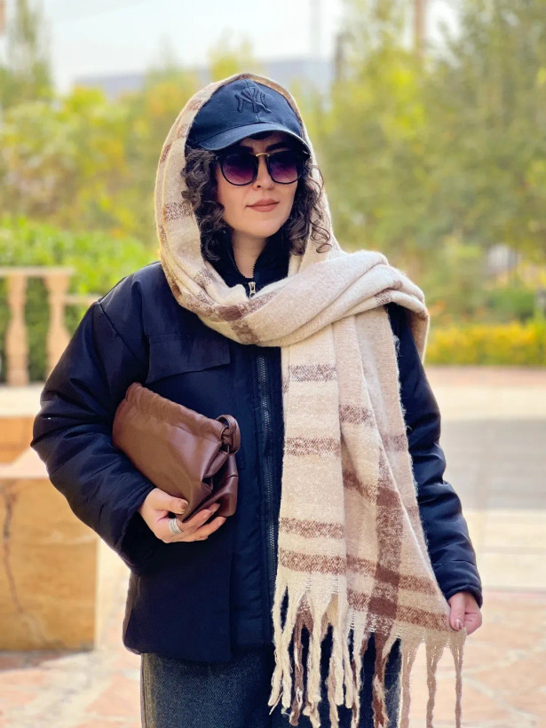 بیگ اسکارف پشمی باربری