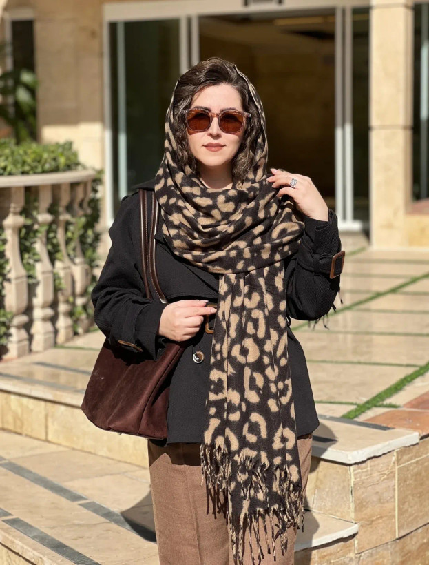 شال پلنگی موهر وارداتی