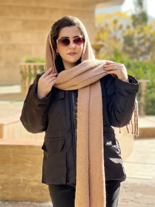 بیگ اسکارف پشمی ساده