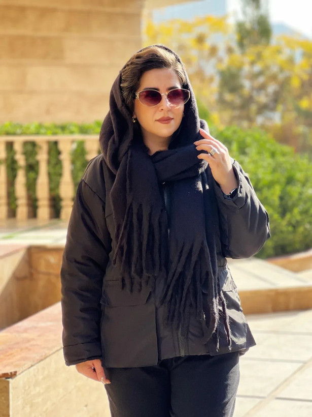 بیگ اسکارف پشمی ساده
