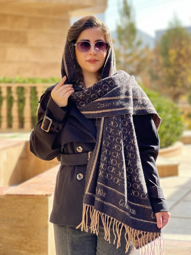 شال موهر طرح کلوین کلاین