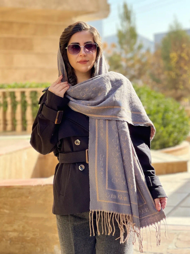 شال موهر طرح کلوین کلاین