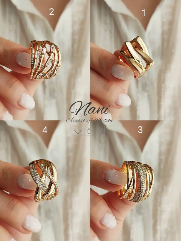 انگشترهای نمادار و پهن ژوپینگ